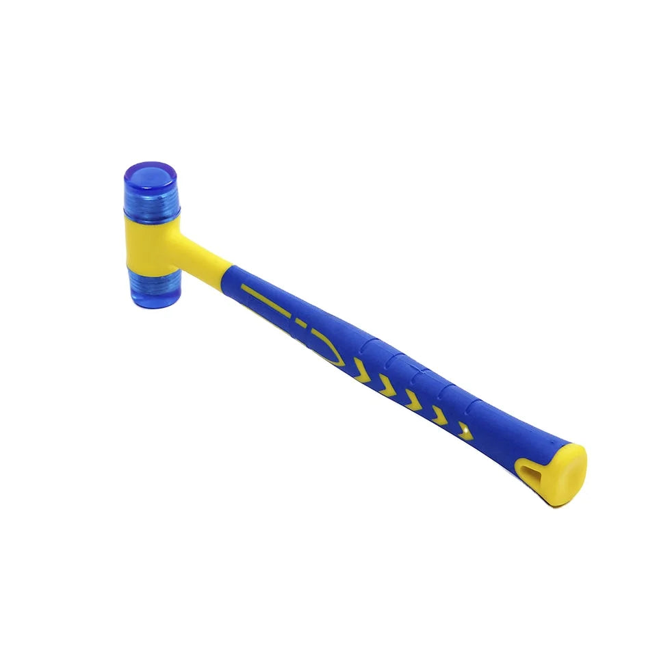 Safety Fiber Glass Handle Hammer Tools Rubber Mallet 5oz Rubber Sledge Hammer