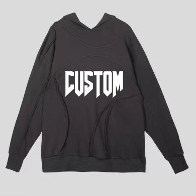 Factory Price High Quality 100% Cotton Customization Fashionable Street Wear Special Suture Design Hiphop Style Hoodie for Men