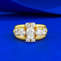 2026 New Luxury Heavy-Set Vintage-Style 925 Sterling Silver Oval Pigeon Egg 1-Carat Ring