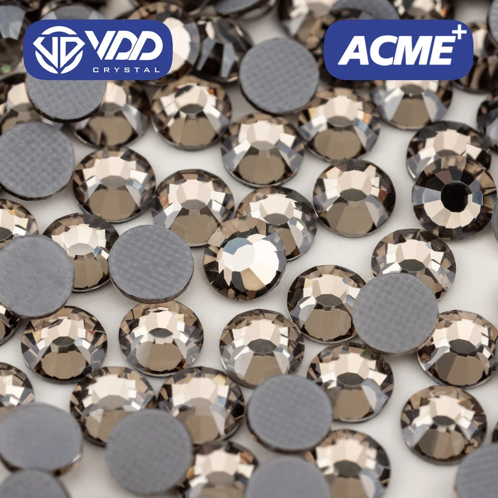 VDD 043 Greige ACME+Series Top Quality Glass Rhinestones Crystal Flatback Hotfix Strass Stones Clothes Decorations