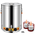 30 Litres Stainless Steel Electric Wax Candle Melter for Candle Making
