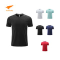 Moisture Wicking Active Athletic Performance Sports Men Women Reflective Strip Gym Workout Running Quick Dry Men T Shirt