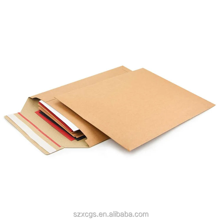 Kraft Paper Envelopes for Business & Mailing - Recyclable Security Envelopes with Self Seal Adhesive