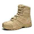 WANZHUO Hot Sell Men's Tactical Leather Ultralight Desert Outdoor Climbing Non-slip Boots