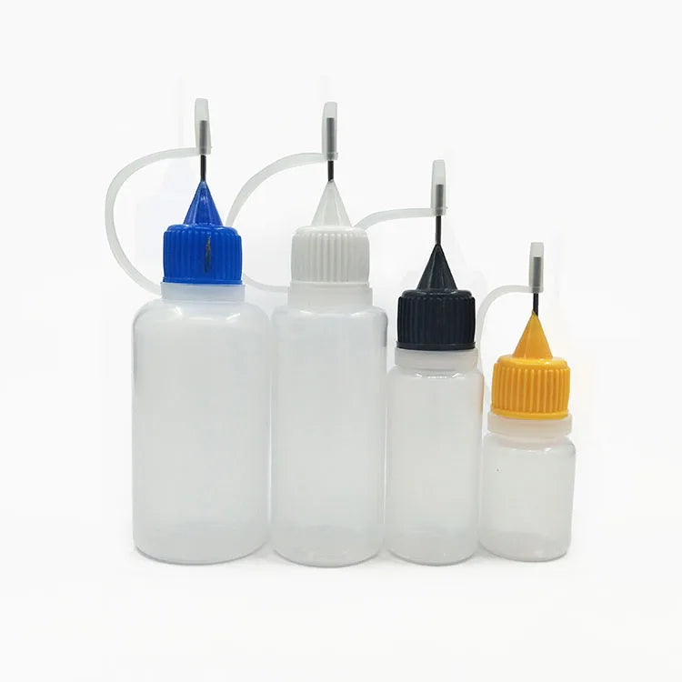 Lanwei Hot Sale Stock3ml 5ml 10ml 15ml 20ml 30ml 50ml 100ml 120ml Plastic Needle Tip Dropper Bottle