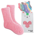 Wholesale Crew Make Your Logo Your Own Design Bulk Warm Christmas Bedroom Custom Fuzzy Socks Women