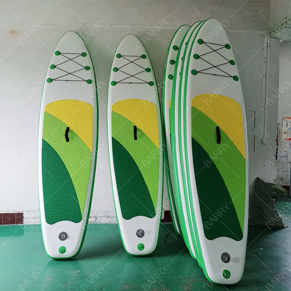 Waterproof Colourful Wholesale Inflatable 10' Sup Stand up Paddle Board Fishing Set