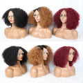 Top Grade 100% Raw Brazilian Human Hair Lace Frontal Virgin Hair Lace Wig Afro Curls 250 Density 13x1HD Lace Frontal Wig