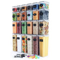 24 Pack  Hot Selling Plastic Food Grade Airtight Dry Cereal  Food Storage Containers Set for Sugar Flour Baking