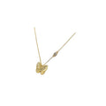 Vintage Titanium Steel Charm Necklace Female Pearl Pendant Collarbone Chain Stainless Steel Necklaces