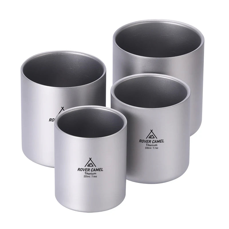 Chinese Products Coffee Travel Mug Titanium Double Wall Water Cup  Insulated Mug Anti-scalding Outdoor Cute Coffee Mugs