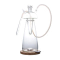 Popular American Large Size Jellyfish Glass Hookah with Led Light and Remote Control Thick Glass Transparent Mushrooms Hookah