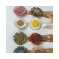 New Bohemian Elastic Grass Belt for Women Elastic Waistband Small Daisy Flower Curtain  Decorations