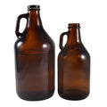 Custom 32oz 64oz 1l 2l Glass Beer Growler Manufacturers logo Beer Growler Amber clear Empty Glass Jug Growlers Supplier