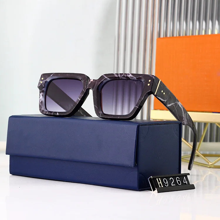 2023 Square Sunglasses Women Fashion Retro Sun Glasses Women Big Frame Glasses Vintage Eyewear UV400