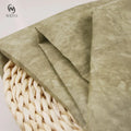 Woven Lightweight Tulle Soft Tie Dyed Style Linen Blended Lyocell Printing Fabric for Dresses Sleepwear