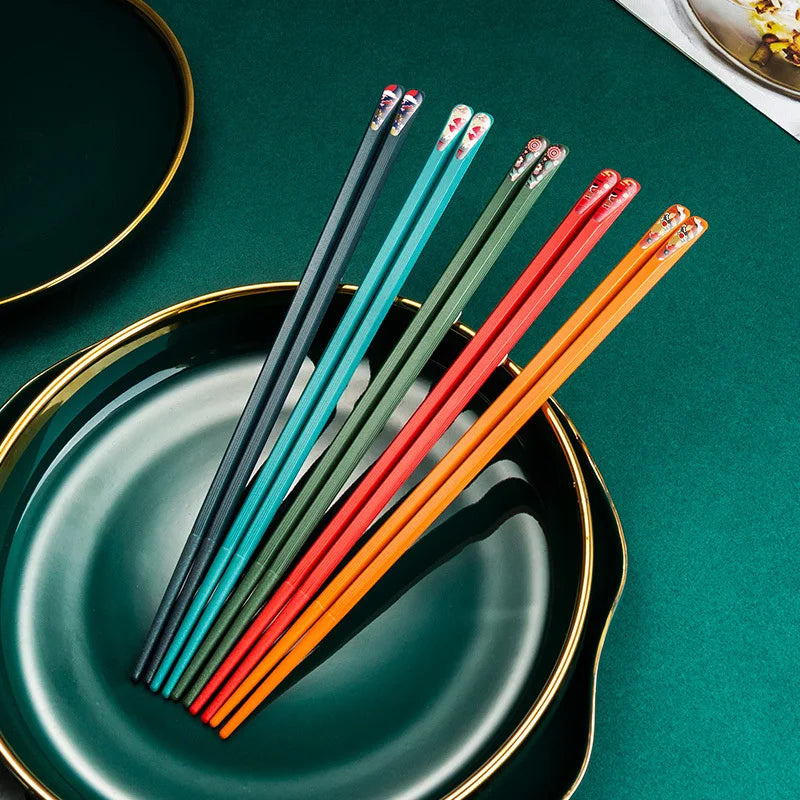Durable and High-quality Anti slip Glass Fiber Alloy Chopsticks Suitable for Wholesale of Dishwashers in Home Restaurants