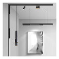 48V CE Modern Indoor Magnetic Track Light Recessed Surface Suspended Mount Home Office Clothes Shop LED Lighting System