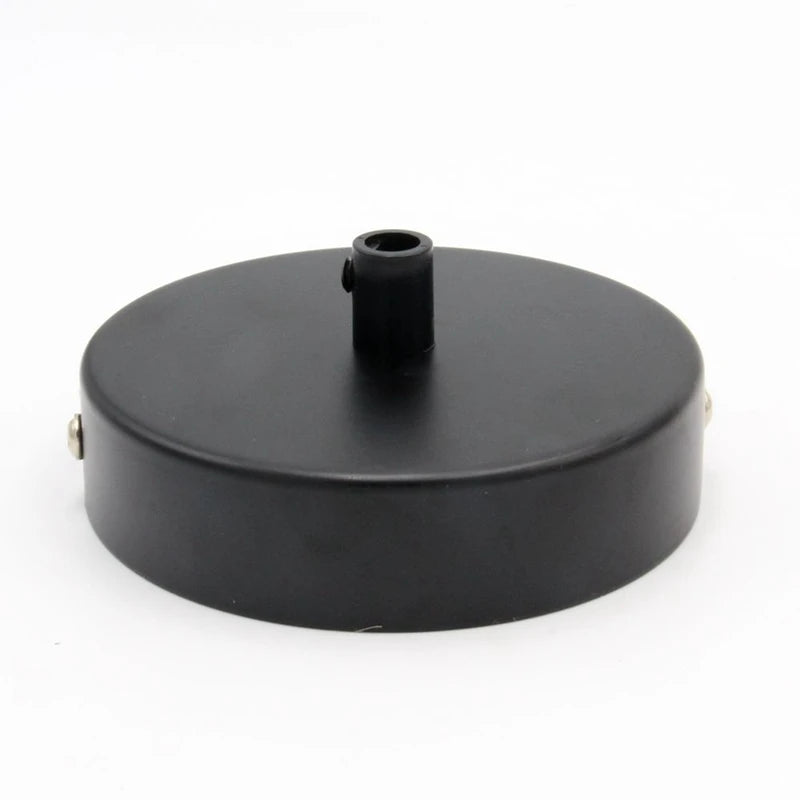 Screw Style 100x20mm & 120x25mm Metal Ceiling Rose Canopy Kit for Ceiling Light Fixtures