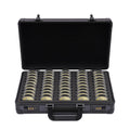 Aluminum Travel Bag Gem Box Portable Gemstone Storage Case Jewelry Tray Stone Holder With Plastic Round and Square Diamond Boxes