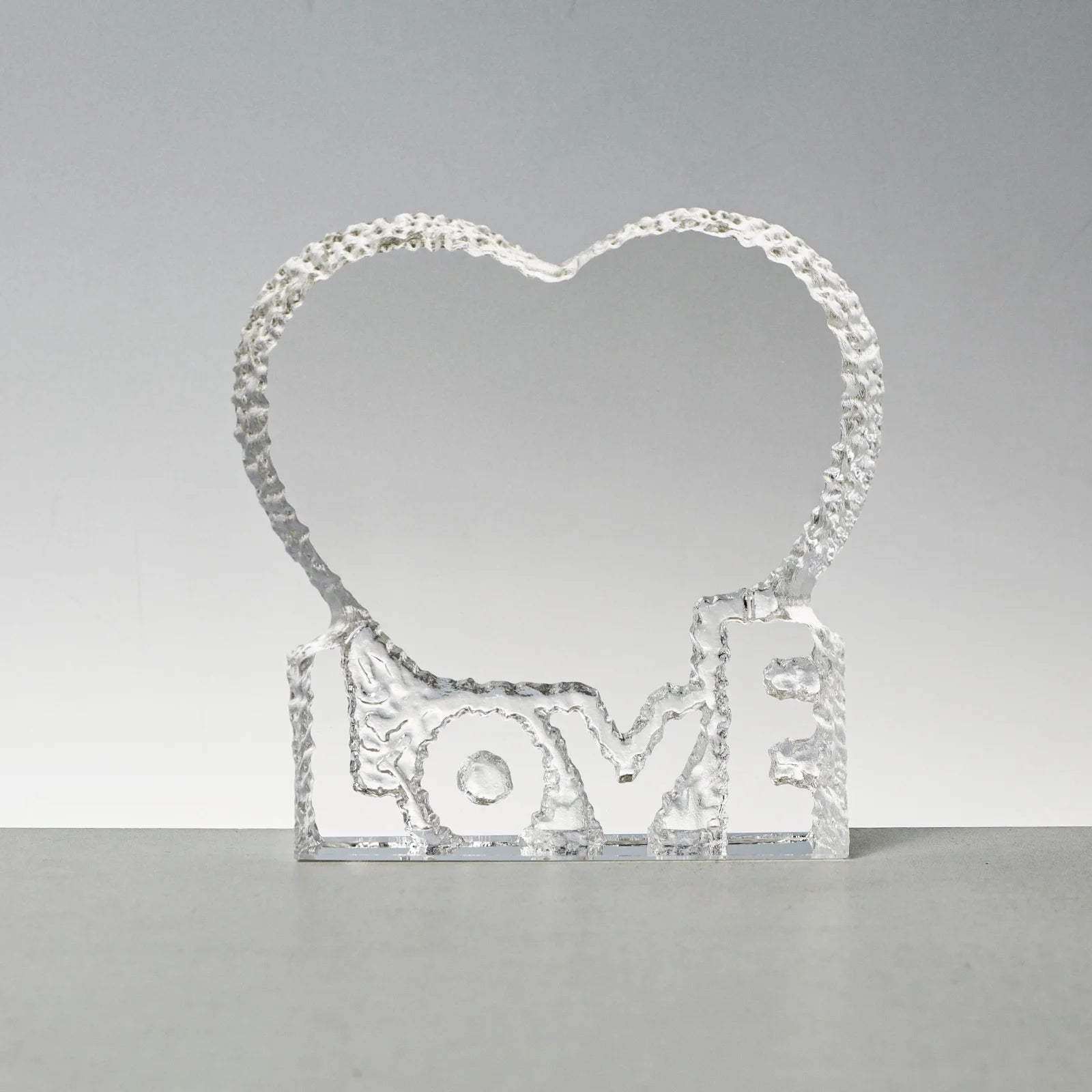 Crystal Engraved Heart  Personalized  Custom Heart Crystal  Gift for Valentine's Day Anniversary Collection Desktop Paperweight