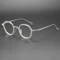 80873 Acetate Optical Frame Fashion Eyeglasses Retro Eyewear Full-Rim Spectacle Glasses Classic Titanium Frame Optical