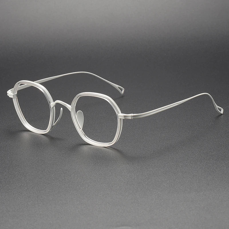 80873 Acetate Optical Frame Fashion Eyeglasses Retro Eyewear Full-Rim Spectacle Glasses Classic Titanium Frame Optical