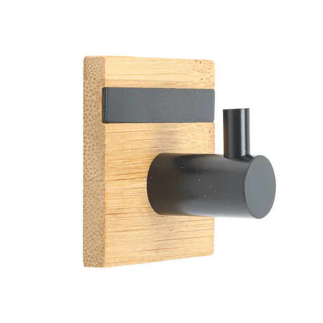 Wall Hooks Provide Logo Shower Sponge Holder Wall Towels Self-Adhesive Bathroom Self Adhesive Hanging Hook With Bamboo