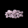 Hot Sales Clear Pink Quartz Oval Cut Lab Created Cabochon Loose Gemstones for Jewelry & Ring Making