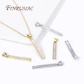 18K Gold Plated Rectangle Pendants High Quality Brass Metal Shell Inlaid Long Charms DIY Jewelry Making Accessories Wholesale