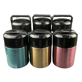 CHUFENG 800/1000ml Stainless Steel 304 Vacuum Braised Beaker Thermos Student Lunch Box Food Jar for Thermos Food