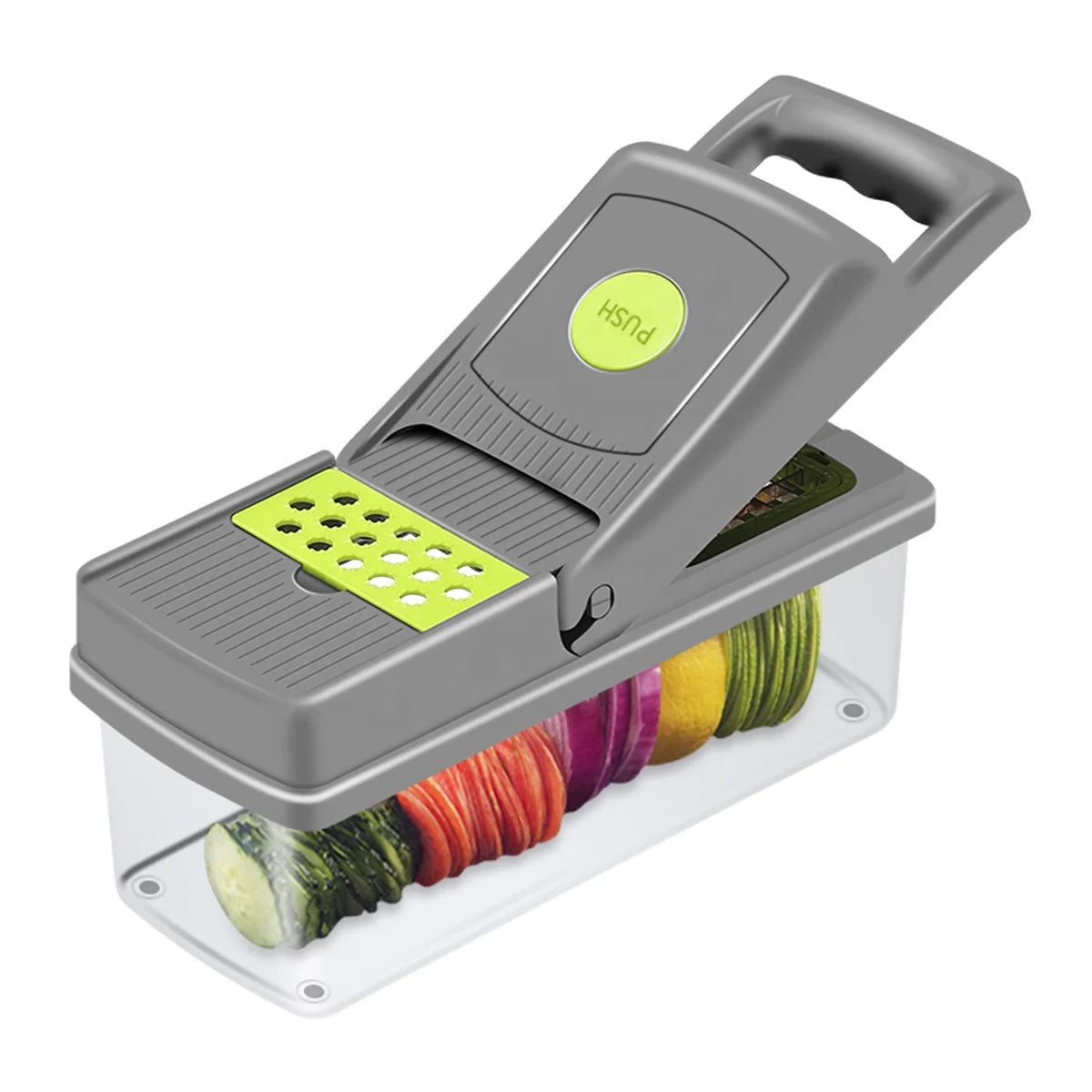 Kitchen Commercial Vegetable Dicer Potato Crisps Slicer All in One Vegetable Bowl Grater