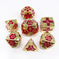 Energitic DiceFactory Custom Zinc Alloy Polyhedral D&D RPG Dice Set 7-Piece Different Plating Colors Wholesale