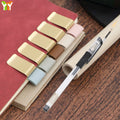 RTS Journal Planner Notebook with Metal Pen Clip Carved PU Leather Pen Loop Holder Sleeve for Notebooks Journal Planner
