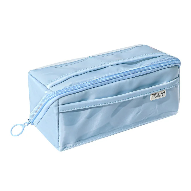 Japanese High-Capacity Pencil Case for Junior High School Boys and Girls Simple High Appearance Level Waterproof Feature