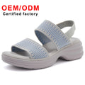 Luxury Women's Summer Platform Shoes Thick-Soled Lightweight Non-Slip Comfortable Casual Height-Increasing Sandals for Spring