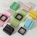 New Jewelry Packaging Cardboard Folding Ring Earrings Necklace Suspended Jewelry Box for Girls