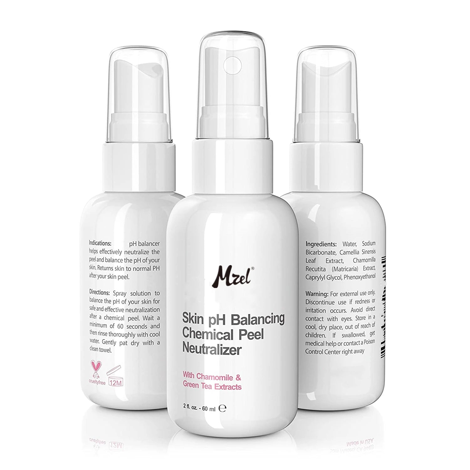 Private Label Skin pH Balancer Chemical Peel Neutralizer for Post Peel Spray