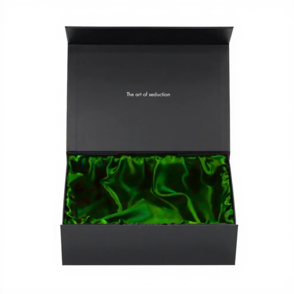 Matte Lamination Rigid Paper Gift Boxes with Glossy Silk Lining and Logo Printed for Luxury Lingerie Perfume Cosmetic Packaging