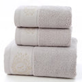 Wholesale Luxury Embroidery Towel White Hotel Spa Bath Towel 100% Cotton Hotel Bath Towel