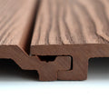 Outdoor Wood Plastic Composite Siding 3D Wall Paper Garden Buildings WPC Wall Cladding
