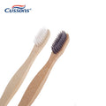 Wholesale Custom Logo Eco-Friendly Bamboo Toothbrush Soft Medium Bristles Recyclable Natural Bamboo Toothbrush for Adults