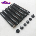 Xmlivet 8inch Black Carbon Billiard Cue Extension Can Customize for Bullet/Uni-Loc/Mezz/P3/HOW/Jacoby Cues Pool Cue Extenders