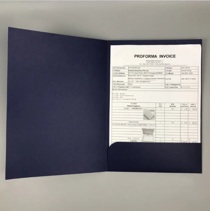 Envelope Customization A4 Custom Envelope Printing Contract Cover Bag Custom Design Printing Folder