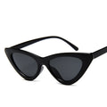 2022 Fashionable Cat Eye Sun Glasses Triangle Shaped Cateye Sunglasses with Transparent Ocean Lens Colorful PC Frame
