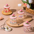 Solhui New Arrival Glass Tulip Flower Water Cup Creative High-value Coffee Cup Home Office Mug