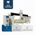 Blue Elephant CNC 5 Axis Stone Bridge Saw 45 Degree Stone Cutting Machine for Marble Granite Sandstone