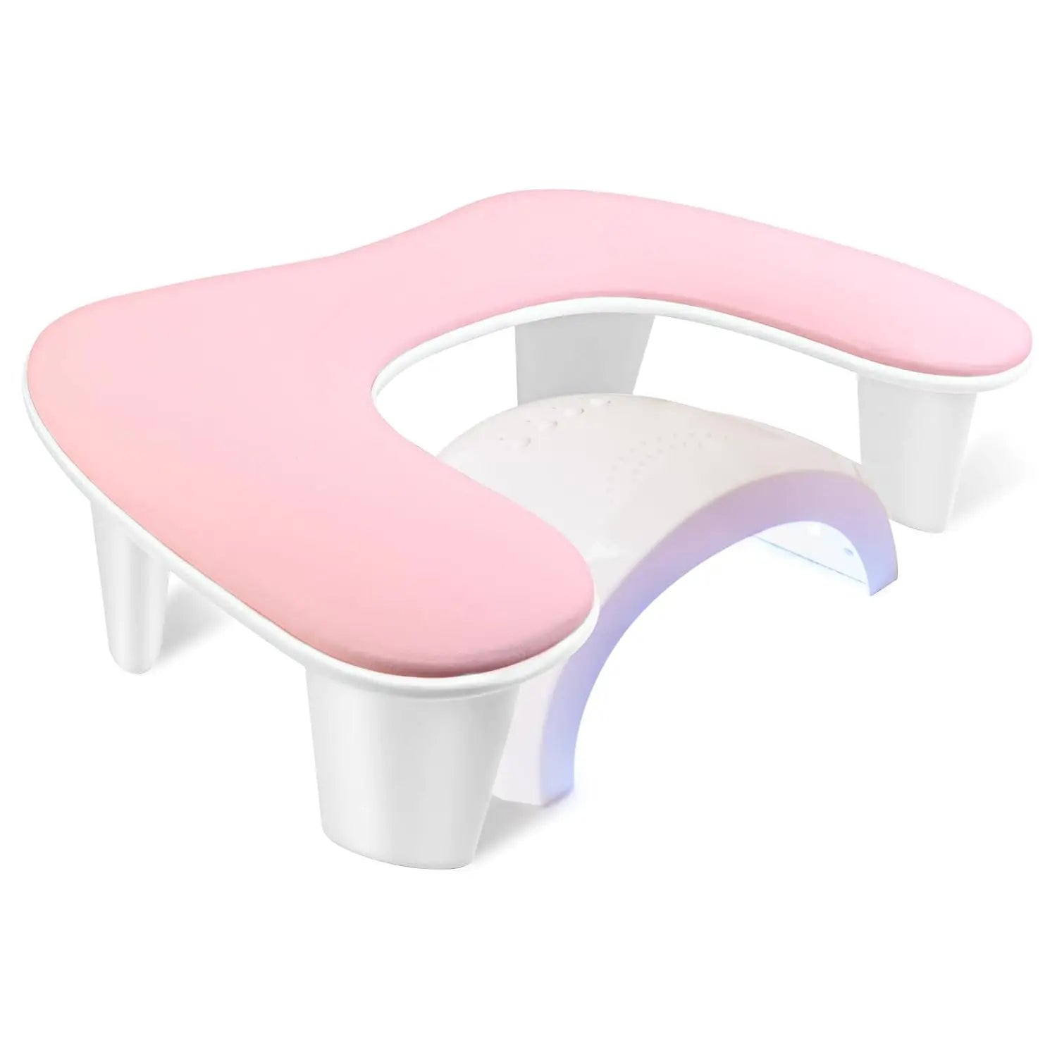 U-shaped Nails Tech Arm Rest Pillow Nail Salon Soft Leather Hand Rest Cushion