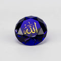 Cheap Wholesale Hand Crafted Golden Engraved Crystal Diamond Islamic Gift Set Custom Color Logo Cross Design Wedding Religious