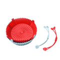 Custom Color Eco-Friendly Dishwasher Safe Silicone Air Fryer Liners Non-Stick Round Reusable Food Grade Silicone Tray